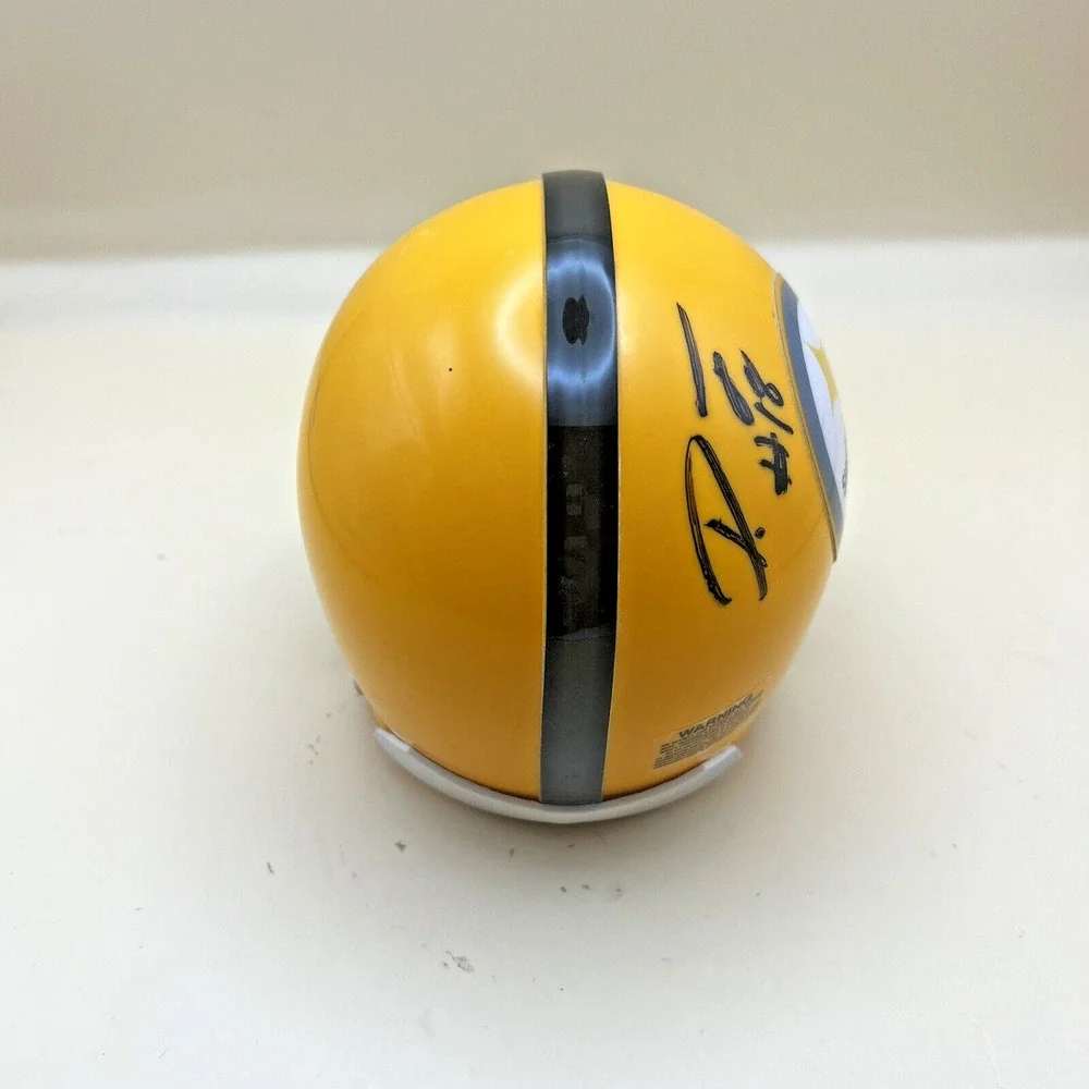 Dionte Johnson #18 signed Pittsburgh Steelers‎ Yellow mini helmet autographed